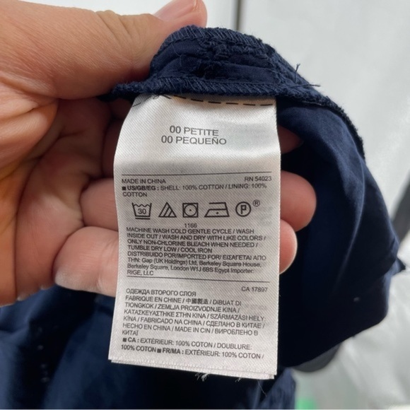 NWT Banana Republic Eyelet Pleated Skirt Sz 00 petite - Picture 6 of 9